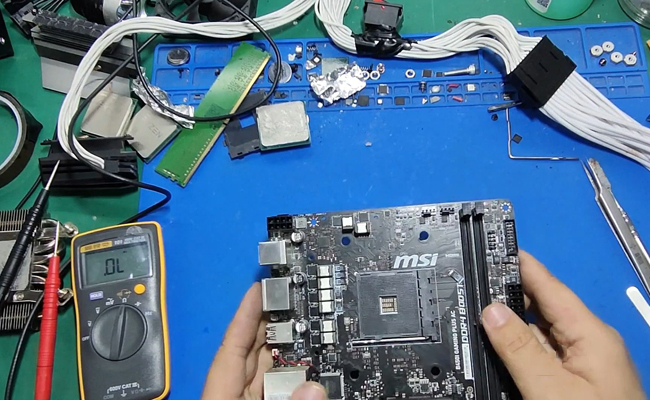 白银华硕电脑主板维修